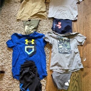 4 Under Armour and adidas matching sets